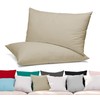 BEAUTEX Set of 2 Cushion Covers, Combed Cotton, Premium Jersey