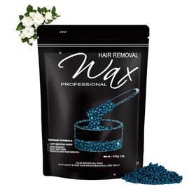 FEAMIRIA 1lb Wax Beads - Hard Wax Beads for Brazilian Bikini & Coarse/Stubborn Hair, Wax Beads for Hair Removal At-Home Waxing,Hard Wax Works on Face, Body, Legs (Jasmine)