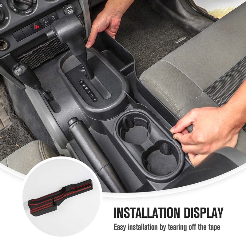 JeCar Storage Tray Gear Shift Storage Organizer Interior Accessories for