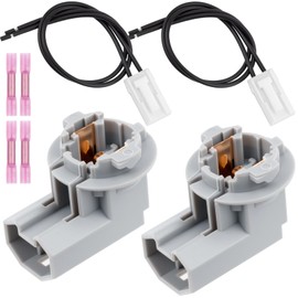 Svicari 2PCS Rear Tail Light License Plate Lamp Socket with Wire Harness Fit for Toyota Camry Corolla Sienna Echo for Lexus RX350 Reverse Lamp Replace #90075-99005 81755-03010 90075-60037 81590-06380