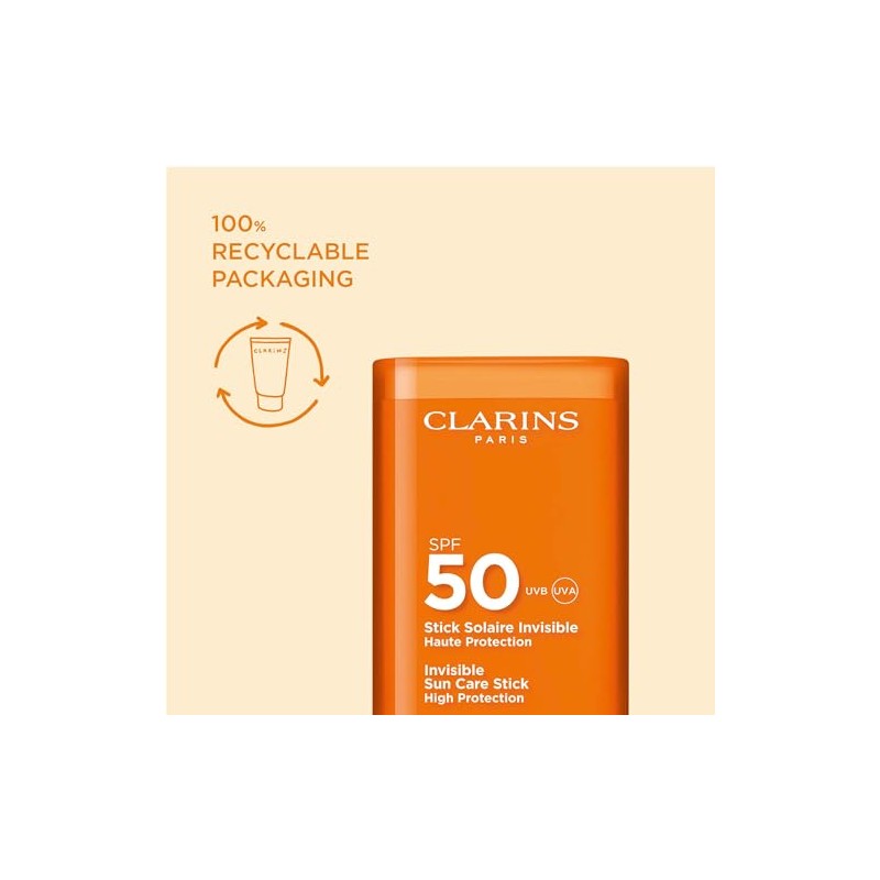 Clarins Invisible Sun Care Stick SPF50 High Protection 17g
