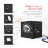 SURPRISA Gift Box Black for Christmas, Puzzle Box for Money