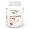 Vita World Astaxanthin 6mg 60 Vegetarian Capsules Antioxidants Made in