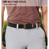 Men Belt Rerversible-BULLIANT Golf Belt Stretch Braided for Gift Men