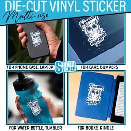 (3Pcs) My Flabbers Have Been Gasted Sticker Funny Sarcastic Saying Cat Stickers Die-Cut Waterproof Vinyl Sticker for Laptop Water Bottle Phone Decal Stuff Gifts for Her Him 2 Inches