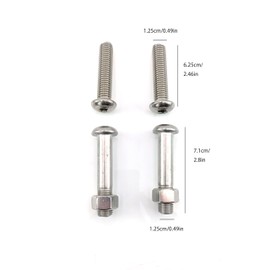 Rear Shock Absorber Mounting Bolts Screws for Harley Sportster XL883 1200 Dyna