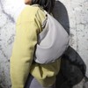 SH Leder Mina G668 Women's Crescent Shaped Bag Stylish Banana