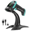 Tera Barcode Scanner Wireless 2D QR with Stand: Digital Setting