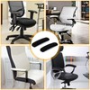 Sorcristy 2PCS Office Chair Arm Covers Polyester Removable Machine Washable