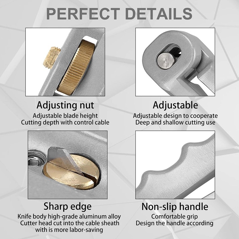 Candeon Cable Stripper Stripping Tool, 10-25 mm Armoured Cable Stripper