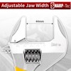 Sharp-tec 8 inch Adjustable Spanner, 44mm Wide Jaw Opening Adjustable