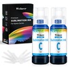 Welacer 200ML Cyan Sublimation Ink Autofill Bottles Refill for Epson
