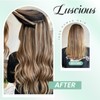 Sew in Hair Extensions Brown Balayage Blonde Weft Hair Extensions
