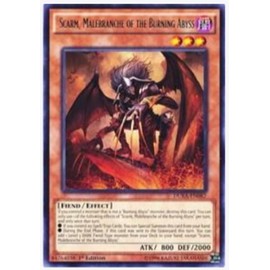 yugioh - Scarm, Malebranche of The Burning Abyss (DUEA-EN082) 1st Edition Rare - Duelist Alliance