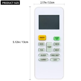 Allimity RG52B/BGCE Replacement Remote Compatible with Midea AC Air Conditioner RG52B/BGE RG52B/BGEU