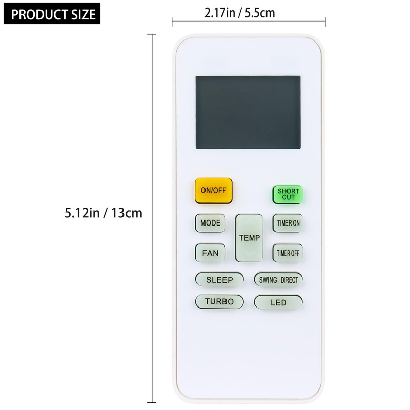 Allimity RG52B/BGCE Replacement Remote Compatible with Midea AC Air Conditioner