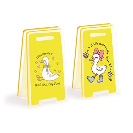 2PCS Funny Office Desk Sign, Office Humor Quotes Decoration, Sticky Note Holder Gifts for Women Men Bosses Day Manager Supervisor Leader, Teacher, Boss Lady, Employees, White Elephant Gifts