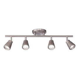 WAC Lighting, Solo 4 Light LED Energy Star Fixed Rail 3000K in Brushed Nickel
