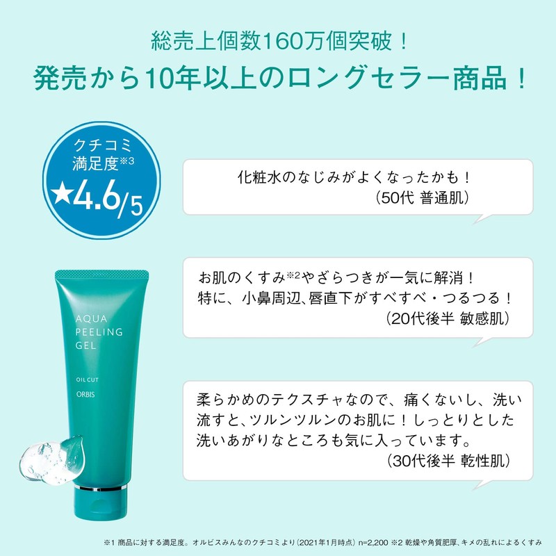 Orbis Aqua Peeling Gel, 4.2 oz (120 g)