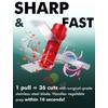 Manual Food Processor Vegetable Cutter, Geedel Pull Chopper with String,