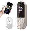 Hubposh Smart Video doorbell Camera Wireless Wi-Fi Cam with Night