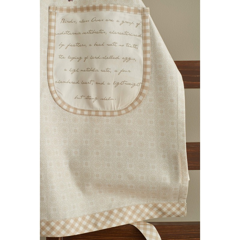Maison d' Hermine Cloth Apron 100% Cotton (70 cm x