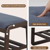 Achicsofar Shoe Rack Bench,2 Tier Solid Wooden Entryway Bench with