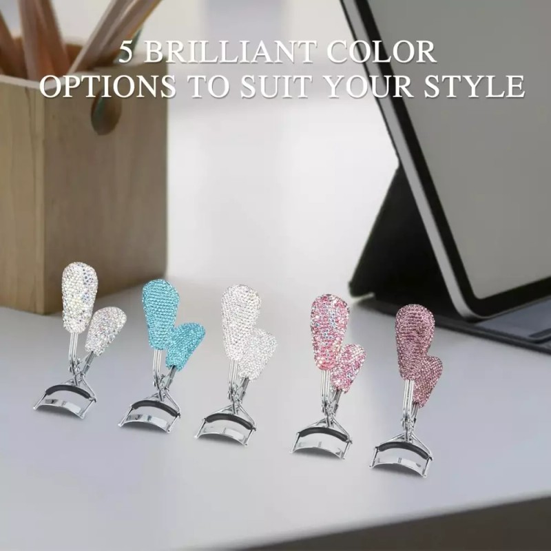 Bling 블링 라인스톤 속눈썹 컬러스 스테인리스 스틸 천연 및 오래