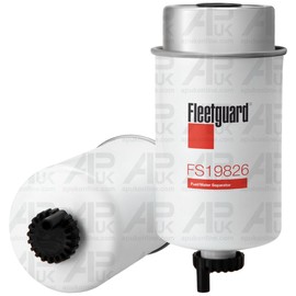 APUK Fleetguard Fuel Filter FS19826 Replacement for Various Caterpillar Excavator Truck Digger