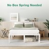 Novilla Full Size Bed Frame, 12 Inch Metal Platform Bed