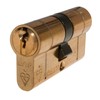 UAP Anti-Snap Euro Cylinder Antique Brass 35/55 (90mm overall) -