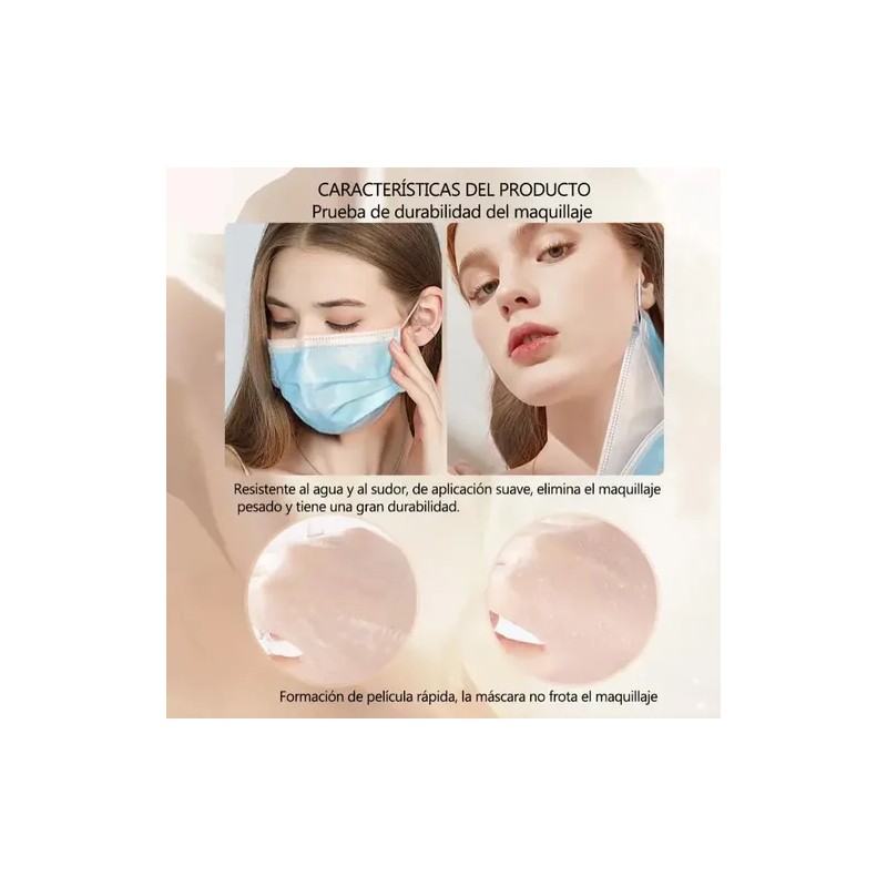 Base Líquida Con Cambio De Color Y Protector Solar Spf50