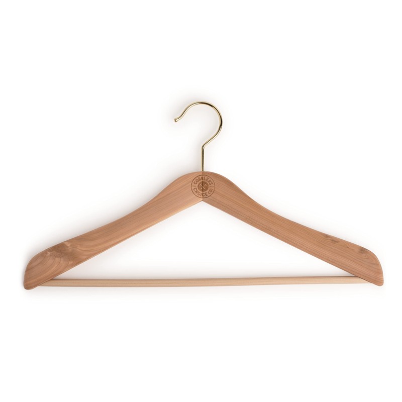 Cobbler's Choice Cedar Hanger (3-Pack), Naturally Absorbs Moisture, Eliminates Unwanted