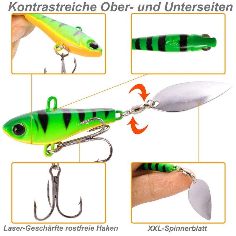 Njord Kalastus Jig Spinner Set of 5 20 g in