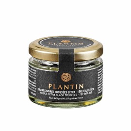 Plantin - Black Winter Truffle Whole (Extra Brushed, 1st Boiling) 1oz Glass Jar