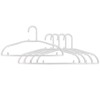 OHE Laundry Hangers, White, Height 7.1 x Width 1.5 x