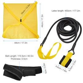 Adults/Kids Swim Training Resistance Belt Swimming Strength Training Exercise Belt