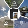 Coldairsoap - Cubierta para refrigerador para exteriores, a prueba de