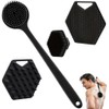 Set de Cepillos Corporales de Silicona 4 Piezas SQL-160 Negro