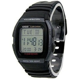CASIO Unisex Youth Series Digital Watch, Black Dial, Black Band
