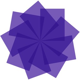 9 Pack Gel Filter Colored Overlays Correction Gel Light Filter Transparent Color Film Plastic Sheets, 11.7 by 8.3 Inches (Purple)