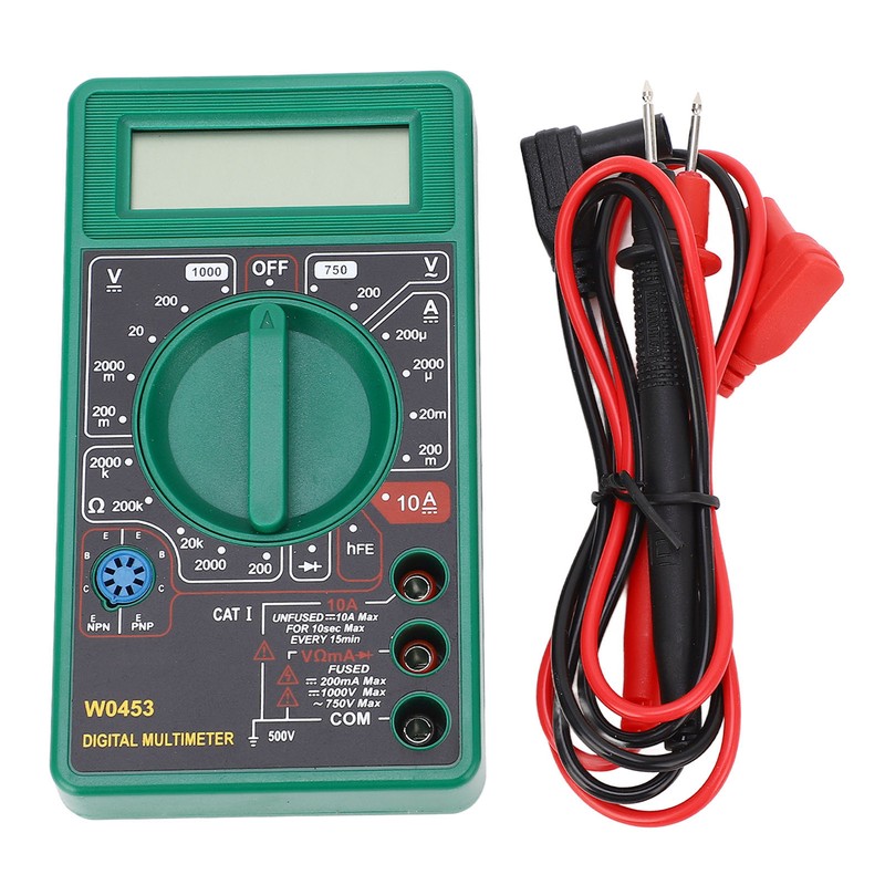 Digital Multimeter Tester Intelligent 1999 Counts Voltmeter Universal Meter with