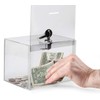 MCB - Medium Acrylic Donation Box - Ballot Box -