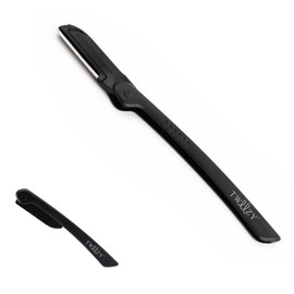 Tweezy Dermaplaning Tool - Eyebrow Shaper, Facial Hair Removal, Face and Peach Fuzz Hair Removal Folding Razor for Women – Exfoliate for Flawless Skin