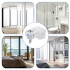 25 Pcs Glass Retainer Clips Mirror Holder Clips Plastic Glass