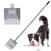 CKLT Heavy Duty Pooper Scooper 66in Tempered Spring Steel Scoop