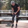 Flytex Knee Compression Sleeves, Black, L