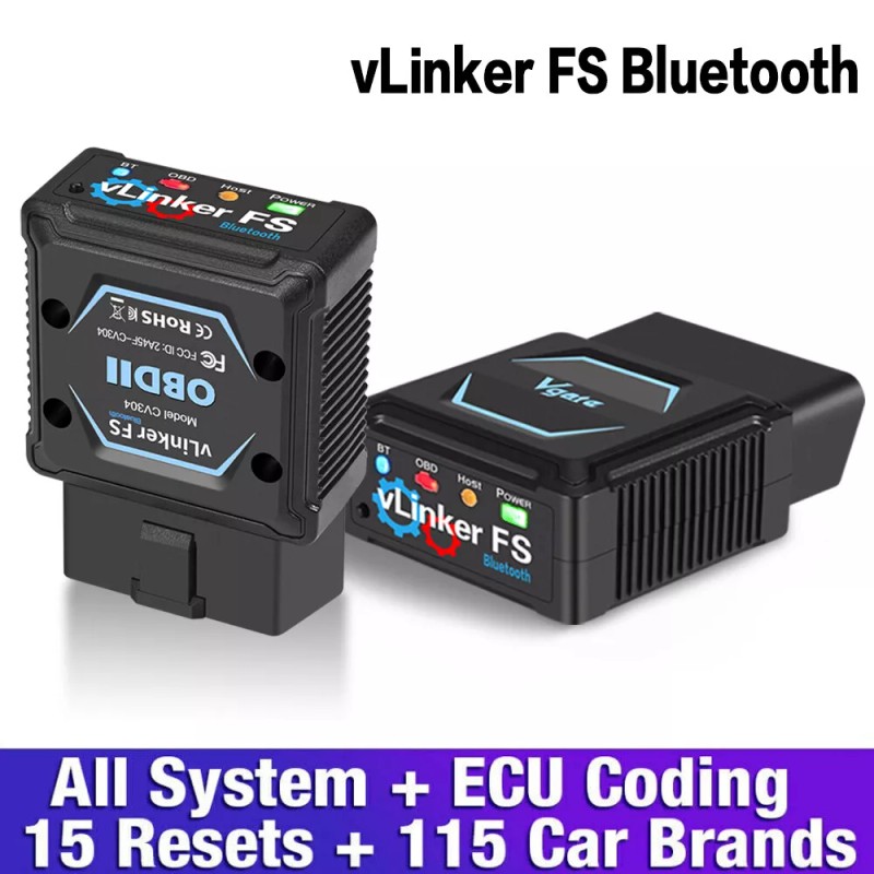 Vgate vLinker FS Bluetooth Ford FORScan HS/MS-CAN OBD2 Car Diagnostic