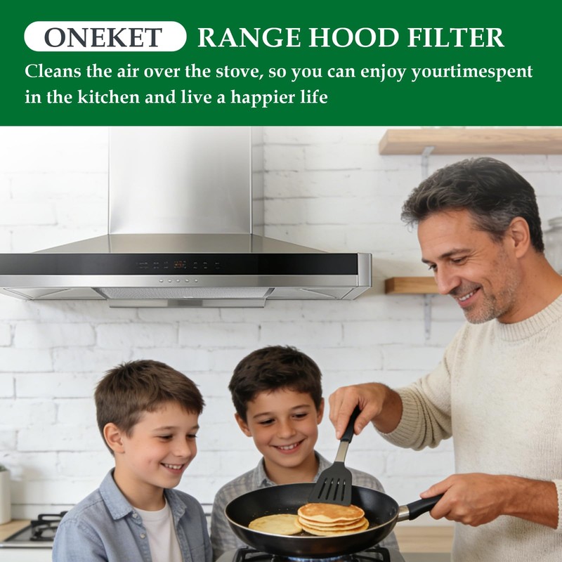 oneket Stove Hood Vent Filter 11-1/4" x 11-3/4" BPQTAF S99010316