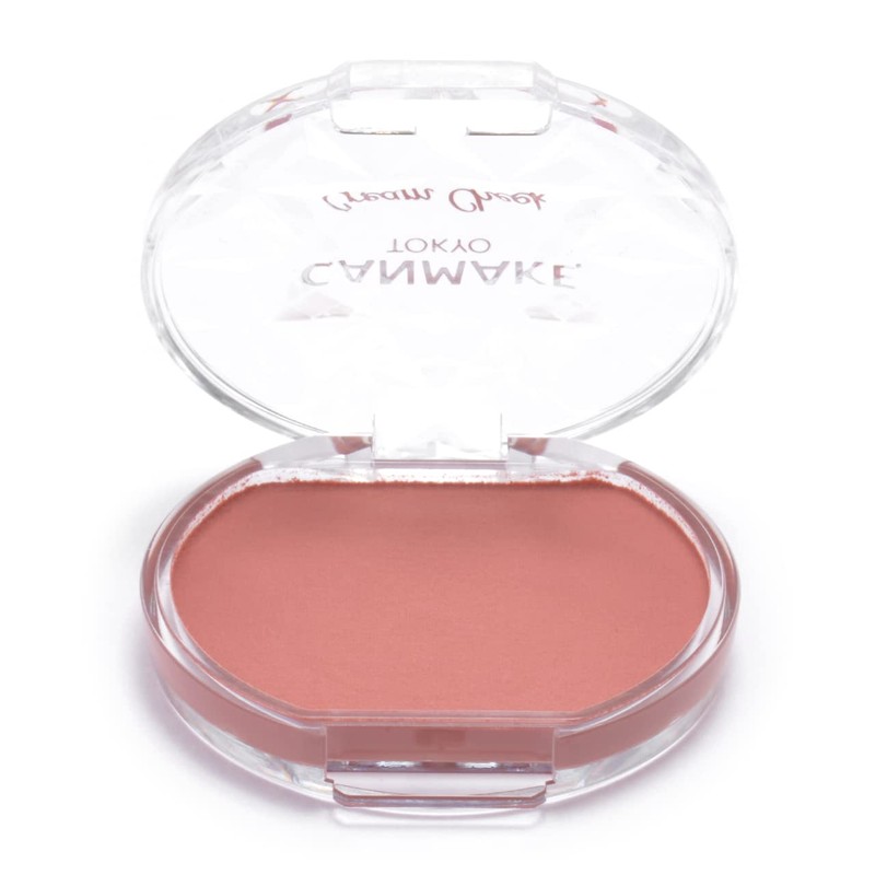 Canmake M02 Cream Cheek (Matte Type) Chai Rose, 0.1 oz